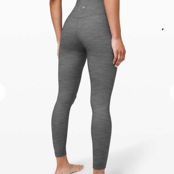 Lululemon Align Pant II 7/8 25" - Mini Heathered Herringbone Black - Size 0 - Picture 11 of 16